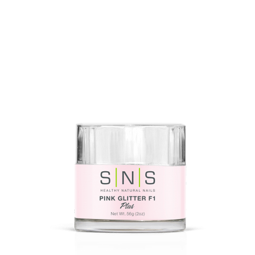 SNS Dipping Powder, 11, PINK GLITTER F1, 2oz (Packing: 70 pcs/case)