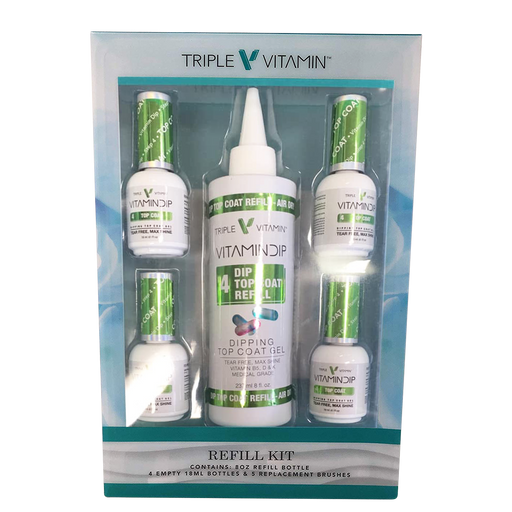 Triple Vitamin Refill Kit, 04, TOP COAT, 8oz, 51466 (Packing: 8 kits/case) OK0826VD