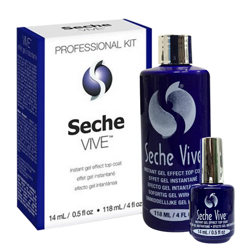 Seche Vive Professional KIT, Instant Gel Effect Top Coat, 4oz (Pk: 18 sets/case)