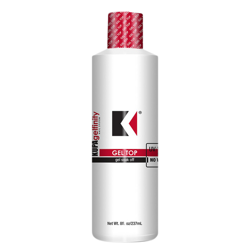 Kupa Gelfinity, Top Coat Gloss No Wipe, 8oz (PK: 32 pcs/case)