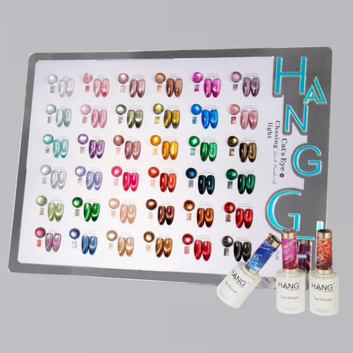 HANG Fashion Cat Eye Chasing Light (36 Colors) Counter Display Color Chart