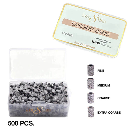 Cre8tion Zebra Sanding Band (Big Box), NEW, X-COARSE (Pk: 500 pcs/box, 72 boxes/case)
