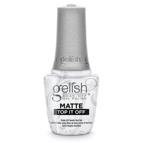 Gelish Gel 0.5oz, MATTE Top-It-Off ( Pk: 72pcs/case)