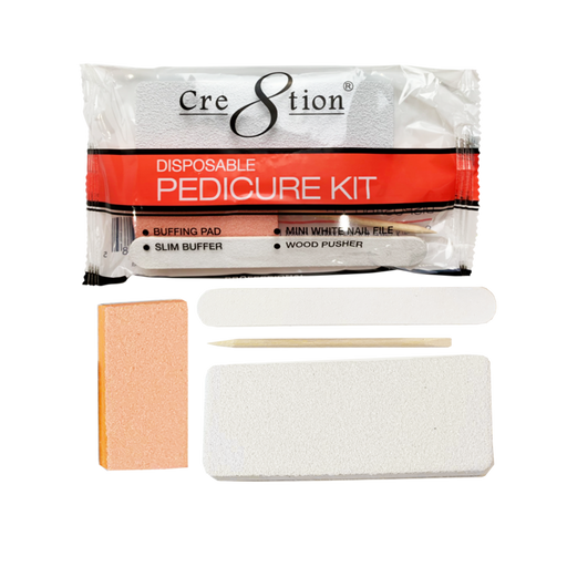 Cre8tion Disposable Pedicure Kit D, CASE (Pk: 200 kits/case, 72 cases/pallet)