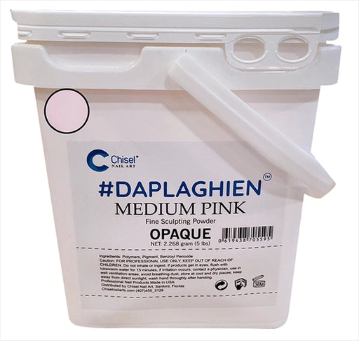 Chisel POWDER (Dap La Ghien) 5lbs, PINK & WHITE Collection, MEDIUM PINK (Pk: 4pcs/case)