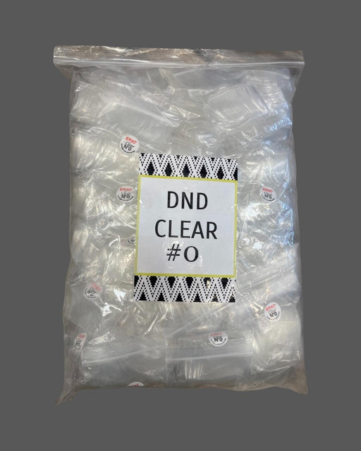 DND Clear Tips #00 (BIG BAG), 100 bags/pack, 98883 OK1110LK