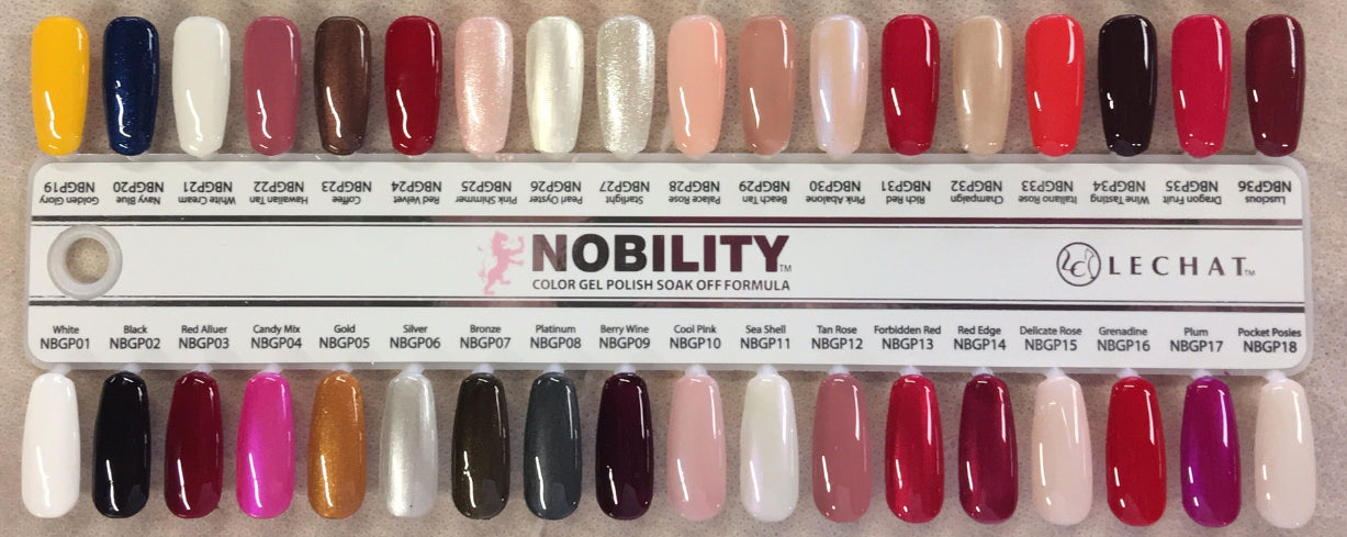 LeChat Nobility Duo Sample Tips, #01, From NBGP001 To NBGP036
