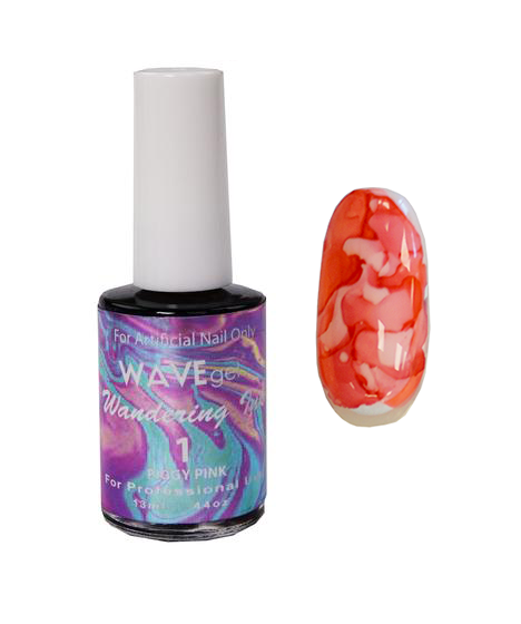 Wave Gel Wandering Ink Gel Polish, 0.5oz, Color List Note, 000