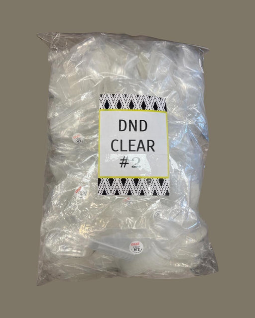 DND Clear Tips #02 (BIG BAG), 100 bags/pack, 98885 OK1110LK