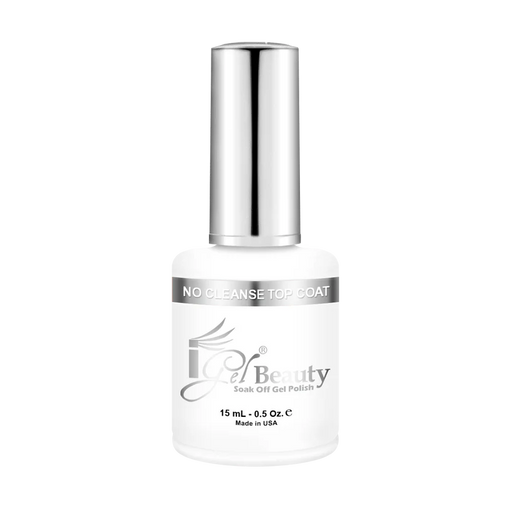 iGel Top Coat No-Cleanse, WHITE BOTTLE, 0.5oz (Packing: 144 pcs/case)