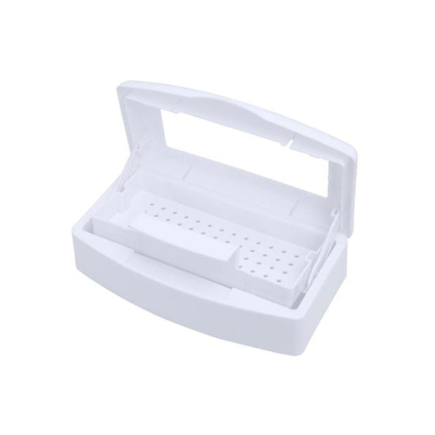 Sterilizer Box - Transparent Cover, White, 03208 (Packing: 40 pcs/case)