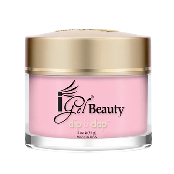 iGel Acrylic/Dipping Powder, Pink & White Collection, MEDIUM PINK, 2oz (Pk: 180 pcs/case)