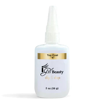 iGel Dip & Dap Foundations, 04, TOP COAT REFILL, 2oz (Pk: 48pcs/case)