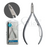 Cre8tion Stainless Steel Cuticle Nipper 04, Size 16, 16238 OK0820LK