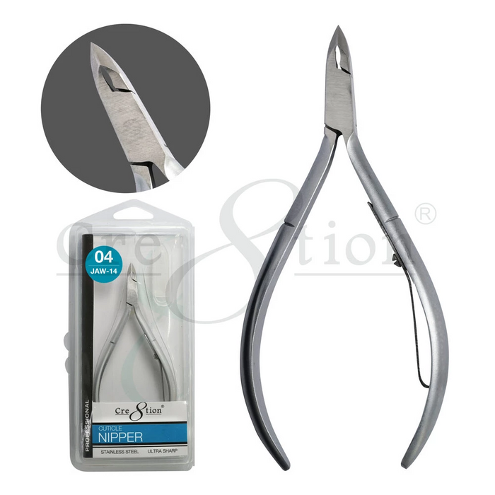 Cre8tion Stainless Steel Cuticle Nipper 04, Size 16, 16238 OK0820LK