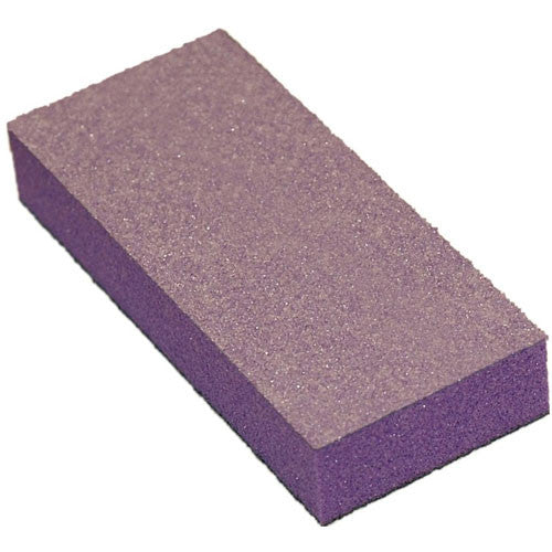 Cre8tion Buffer 2-Way SLIM Buffer (Made In USA), Purple Foam, White Grit 60/100, 06024 (Packing: 500pcs/case)