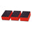 Cre8tion Buffer 2-Way MINI Buffer (Made In USA), Orange Foam, Black Grit 100/180, 06026 (Packing: 1,500pcs/case)