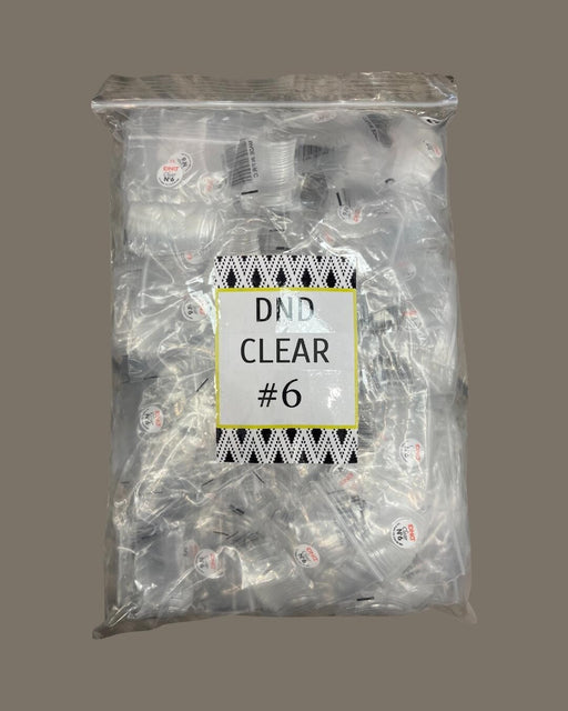 DND Clear Tips #06 (BIG BAG), 100 bags/pack, 98889 OK1110LK
