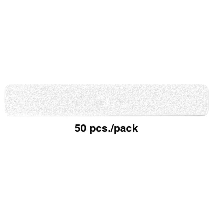 Cre8tion Nail File JUMBO White Sand, Grit 80/80, CASE (Pk: 50 pcs/pack, 30 packs/case)