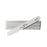 Cre8tion Disposable Mini Nail File Plastic Center White, Grit 80/80, CASE (Pk: 100 packs/case)