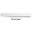 Cre8tion Disposable Mini Nail File Wood Center White, Grit 180/180, CASE (Pk: 100 packs/case)