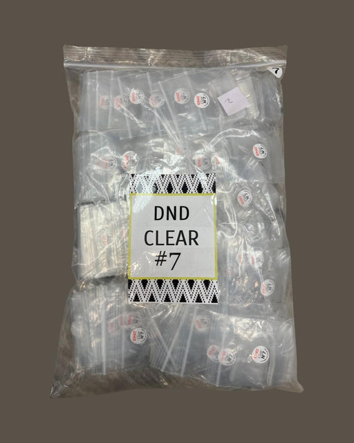 DND Clear Tips #07 (BIG BAG), 100 bags/pack, 98890 OK1110LK