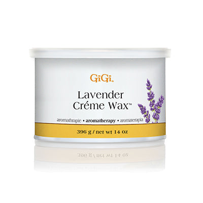 Gigi LAVENDER CREME WAX, 14oz, 0870EC, 448464 (Packing: 24 pcs/case)