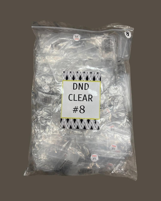 DND Clear Tips #08 (BIG BAG), 100 bags/pack, 98891 OK1110LK