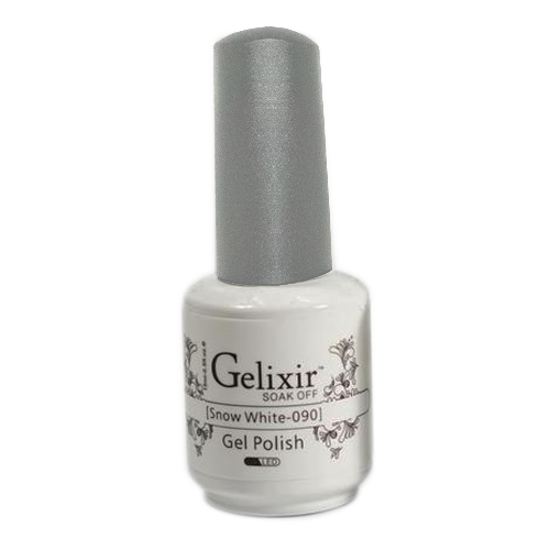 Gelixir Gel ONLY, 090, Snow White, 0.5oz OK1119VD