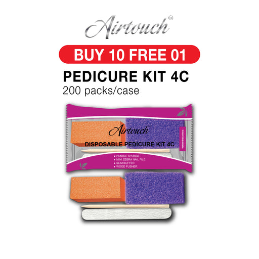 Airtouch Disposable Pedicure Kit 4C, 19342P, CASE (PK: 200 sets/case). Buy 10 get 1 Free