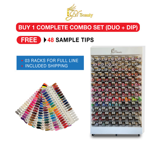 BUY 1 Complete combo set (DUO + DIP) Free 48 Sample Tips (03 Racks for Full Line+Included Shipping)