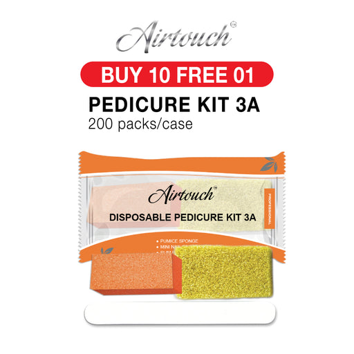 Airtouch Disposable Pedicure Kit 3A, 19340, CASE (PK: 200 sets/case). Buy 10 Get 1 Free