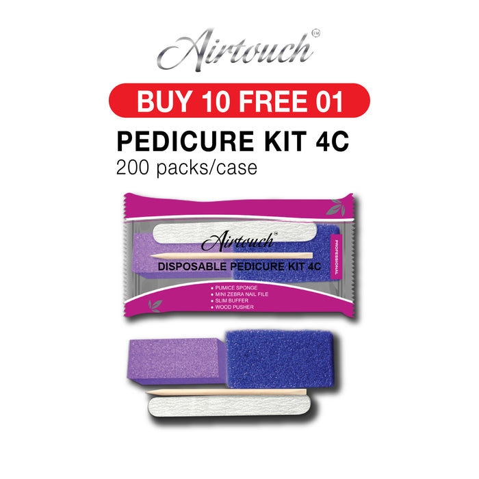 Airtouch Disposable Pedicure Kit 4C, 19342Y, CASE (PK: 200 sets/case). Buy 10 Get 1 Free