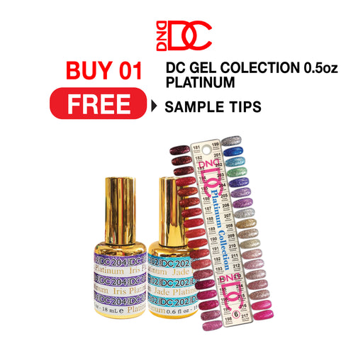 DC Gel Colection 0.5oz Platinum. Buy 01 Full line Free Sample Tips