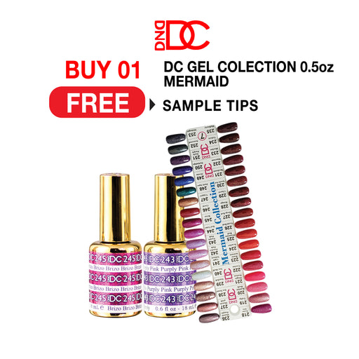 DC Gel Colection 0.5oz Mermaid. Buy 01 Full line Free Sample Tips