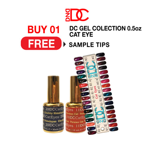DC Gel Colection 0.5oz Cat Eye. Buy 01 Full line Free Sample Tips