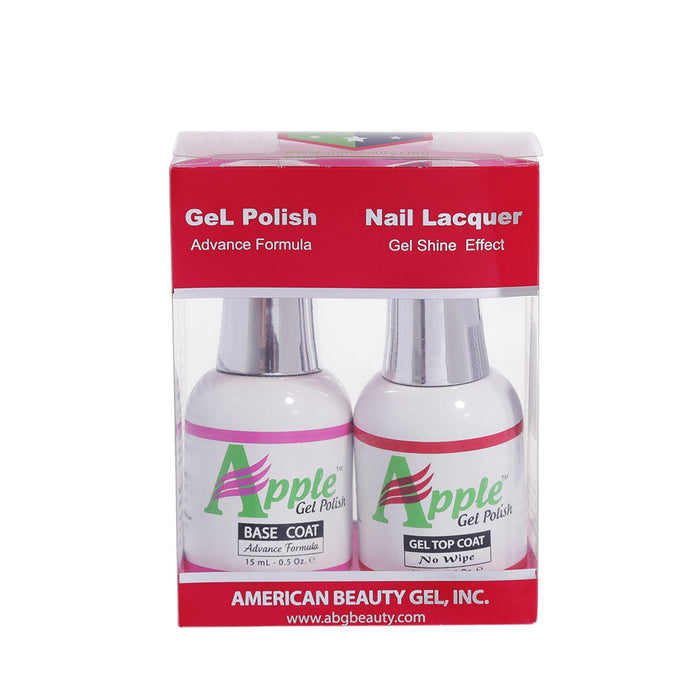 Apple Gel, No Wipe Top Coat & Base Coat KK1031