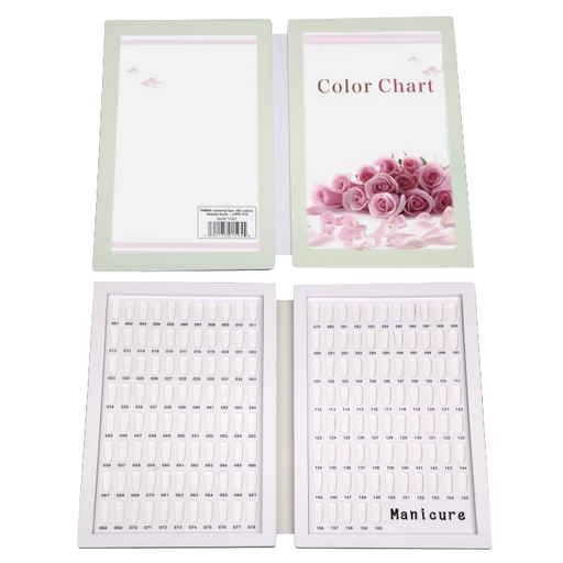 Cre8tion 160 Tips Color Display Book, PMMA Material, JJPB 012, 30pcs./case, 10367 OK1009VD