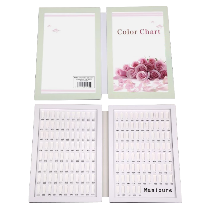 Cre8tion 160 Tips Color Display Book, PMMA Material, JJPB 012, 30pcs./case, 10367 OK1009VD
