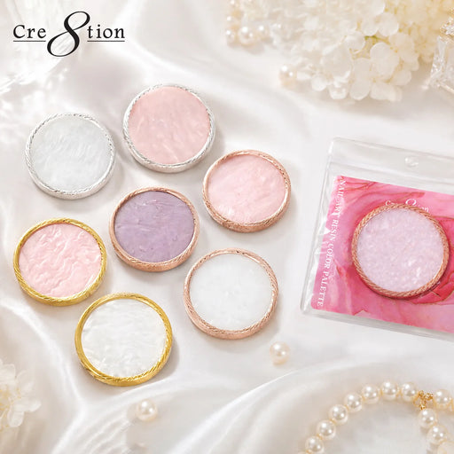 Cre8tion Nail Art Palette Small Round Shaped 6.5cm (Pk: 240 pcs/case)