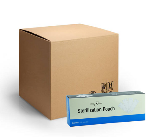 Cre8tion Sterilization Pouch, Large, CASE (Pk: 200 pcs/box, 20 boxes/case)