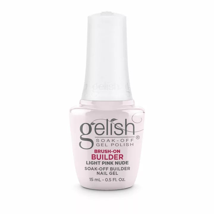Gelish Brush-On Builder, LIGHT PINK NUDE, 0.5oz (Pk: 72pcs/case)