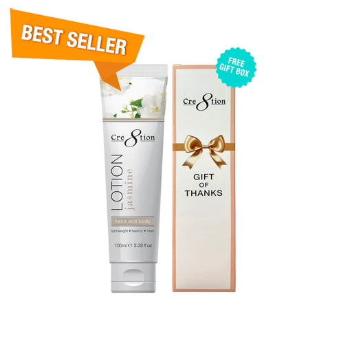 Cre8tion Hand & Body Lotion JASMINE, 100ml (3.3oz), (PK: 60 pcs/case, 104 cases/ pallet)
