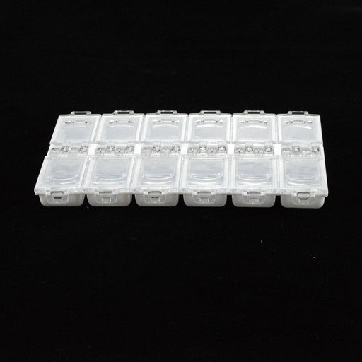 Accessories Box 12 Grids, WHITE (Packing: 50 pcs/box, 8 boxes/case)