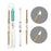 Cre8tion Duo Silicone Nail Art Tool (Pk: 20 pcs/bag)