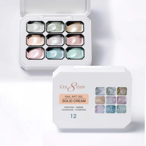 Cre8tion Nail Art Gel Solid Cream #12