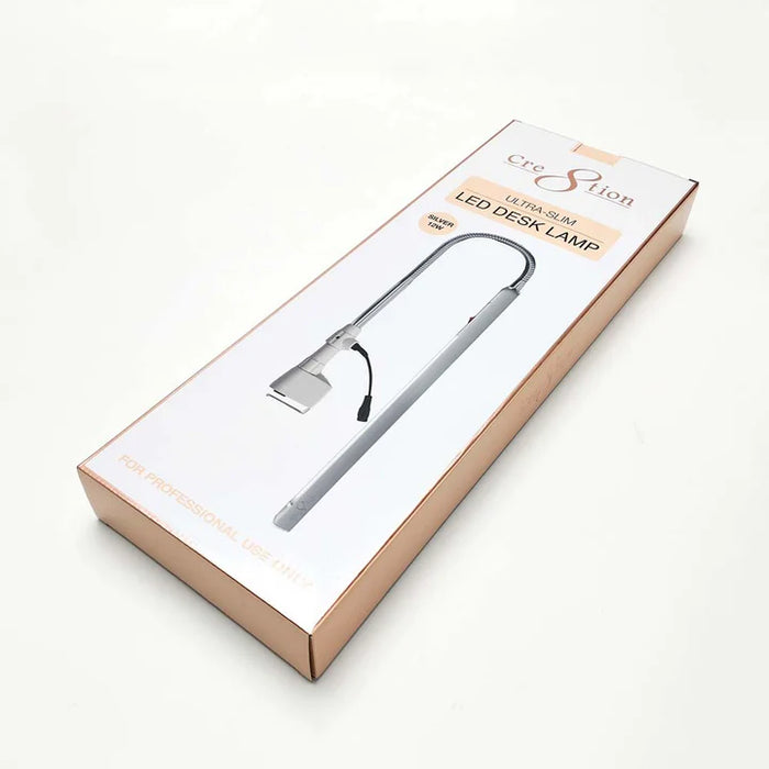 Cre8tion Ultra-Slim - Led Desk Lamp 12W, Silver