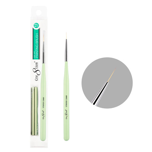 Cre8tion Nail Art Painting Brush, Long, 13mm (Pk: 10 pcs./pack)