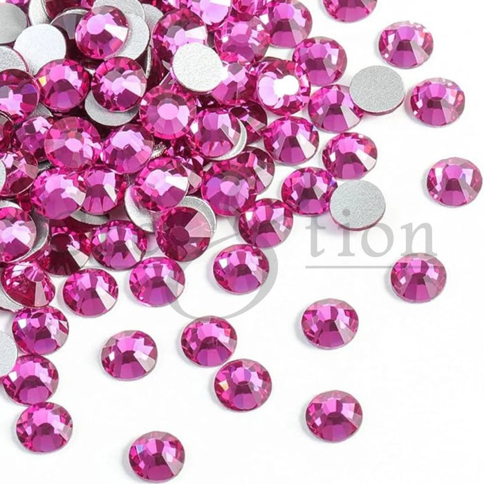 Cre8tion Rhinestone Nail Art - Fuchsia (Pk: 80 pcs/pack)