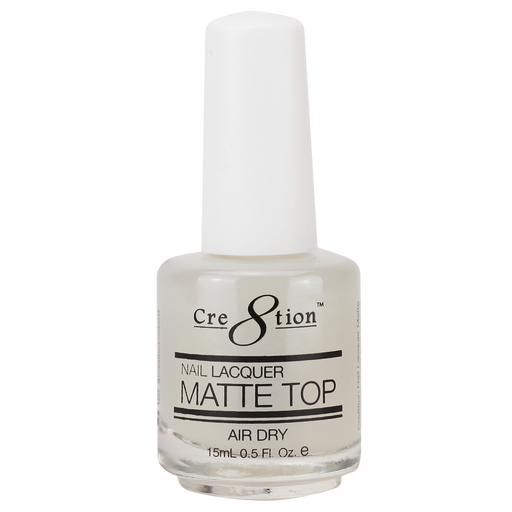 Cre8tion Nail Lacquer, Matte Top Coat, 0.5oz, 14000